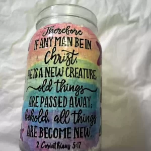 New Creation Glass Jar